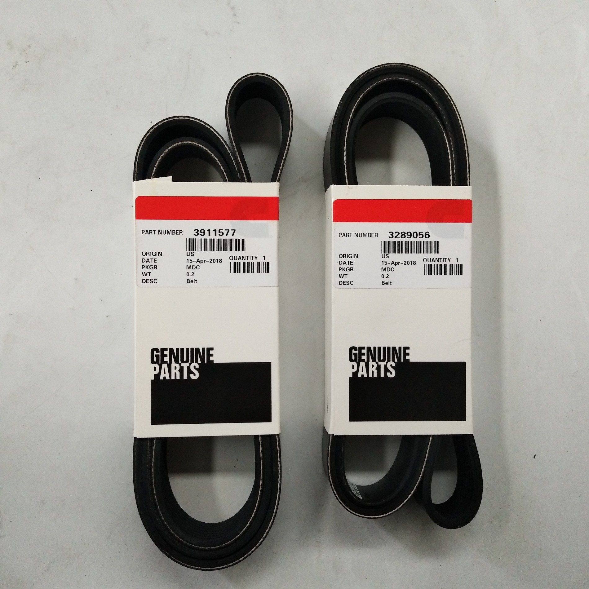 V-belts PK-Belts For Cummins Diesel Engine Spare Parts(图3)